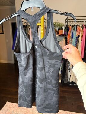 Lululemon Gray Camo Align Tank